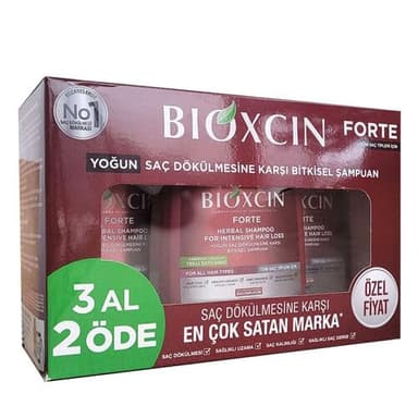 Herbal Care Shampoo - Bioxcin Forte Herbal Shampoo For Intensive Hair Loss, Red