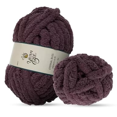 Hobby Lobby French Lilac Yarn Bee Eternal Bliss Yarn Chunky Knitting and Craft DIY Material