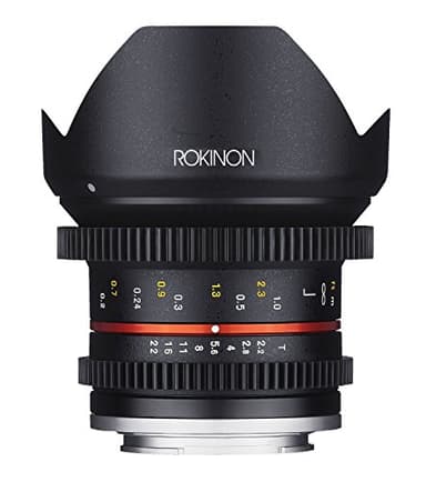 Rokinon Cine CV12M-E 12mm T2.2 Cine Fixed Lens for Sony E-Mount and Other Cameras