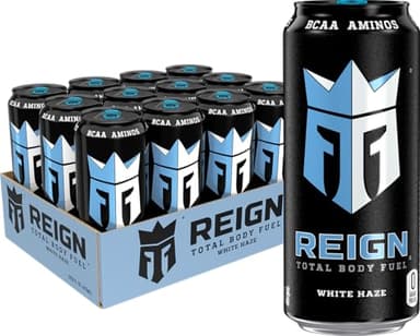 Reign Total Body Fuel, White Haze, Fitness & Performance Drink, 16 Fl Oz