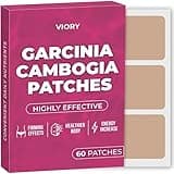 Garcinia Cambogia Patches (Pack of 60) - 100% Natural Patch for Women and Men - with B12 & Potassium - Energy, Focus & Body Support - Enhanced Formula