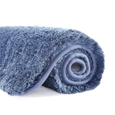 Suchtale Large Bathroom Rug Mat: Extra Soft & Absorbent Shaggy, 24 x 40, Blue; Machine Washable Microfiber, Non Slip, Luxury Floor Mat