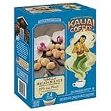 Kauai Coffee Vanilla Macadamia Nut Medium Roast- Compatible with Keurig Pods K-Cup Brewers (1 Pack of 24 Single-Serve Cups)