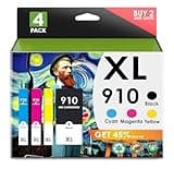 5-Star Officejet Pro 8015e, 8020 Printer Compatible with 910 Ink Cartridges. Compatible for Officejet Pro 8015e / 8035e / 8020/8035 Series. 4 Pack (Black Cyan Magenta Yellow)