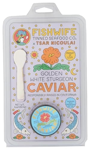Fish Wife Caviar Golden White Reserve, 1 OZ