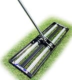 Updated Lawn Leveling Rake with Aluminum Rollers, Stainless Steel 30"x10" Levelawn Tool , Heavy-Duty Lawn Leveler with 80" Extended Handle, Yard Leveling Rake Suit for Garden, Golf Lawn, Farm