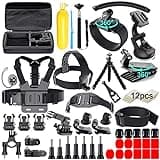 Appolab 61 in 1 Action Camera Accessories Kit for GoPro Hero 13 12 11 10 9 8 7 6, Gopro Max, GoPro Fusion, Xiaomi, Insta360, DJI Osmo Action, AKASO APEMAN, Campark, SJCAM
