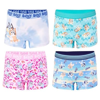 Bluey Amazon Exclusive Panties and Girlshort with Bingo, Bandit and more, Sizes 2/3T - 8