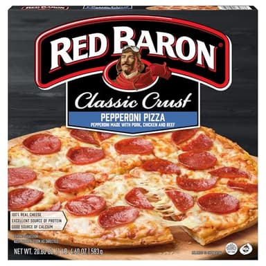 Red Baron, Classic Pepperoni Pizza, 20.60 oz (Frozen)