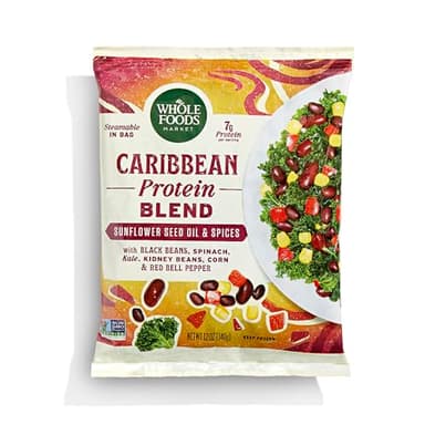 WHOLE FOODS MARKET Caribbean Style Vegetable Protein Blend, 12 OZ