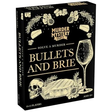 Murder Mystery Party, Bullets and Brie, for Ages 18+