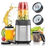 900W Smoothie Blender, Abuler Personal Blender for Shakes and Smoothies, 13 Pieces with 20 OZ To-Go Cup Portable Blenderfor Kitchen Smoothie Ice Protein Frozen Juices Drink, Spices, BPA Free