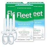 Fleet Laxatives, Liquid Glycerin Suppositories for Adult Constipation Relief, 7.5 mL Bottles, 4 Count, 3 Pack
