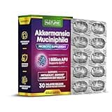 Built by Nature Akkermansia Muciniphila Probiotic Supplement – 1 Billion AFU - Supports GLP-1, Immune & Digestive Gut Health - 30 Delayed Release Blister Packed Capsules