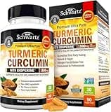 Turmeric Curcumin with Black Pepper Extract 1500mg - High Absorption Ultra Potent Turmeric Supplement with 95% Curcuminoids and BioPerine - Non GMO Tumeric Capsules for Joint Support - 90 Capsules