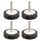ZORUNNA 2" 4Pcs Quick Change Easy Strip Discs with 1/4" Hex Shank, Paint Stripper Wheel for Removing Paint, Cleans Welds Rust Removal.