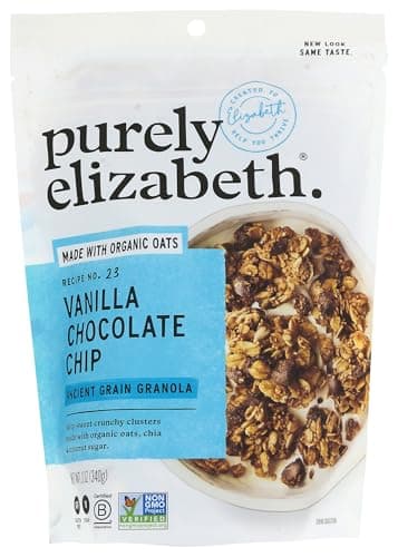 Purely Elizabeth, Granola Ancient Grain Vanilla Chocolate Chip, 12 Ounce