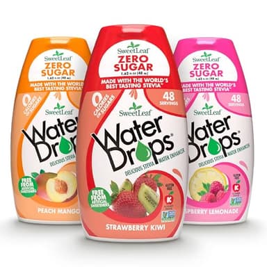 SweetLeaf Water Flavoring Drops - Stevia Water Enhancer, Sugar Free, Zero Calorie Water Additive for Flavor, Contains Monk Fruit Extract, Gluten Free, Keto Friendly - 1.62 Fl Oz (Variety Pack of 3)