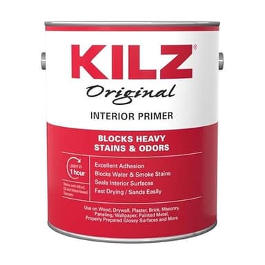 KILZ Original White Flat Oil-Based Primer 1 Gal. - Total Qty: 4