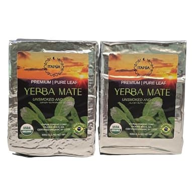 GOYERBAMATE Premium Organic Yerba Mate (Pure Leaf, Smoke Free, Aged) (2.2 Lbs (1 Kg))