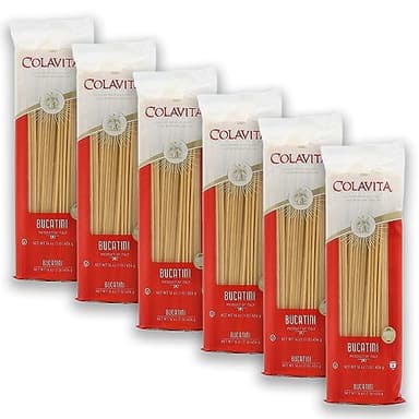 Colavita Bucatini Pasta, Pack of 6 (1lb Bags)