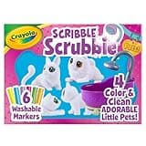 Crayola Scribble Scrubbies Tub Set (4 Pets), Washable Pet Care Toy, Coloring Animal Craft, Toys for Girls & Boys, Gifts for Kids, Ages 3+