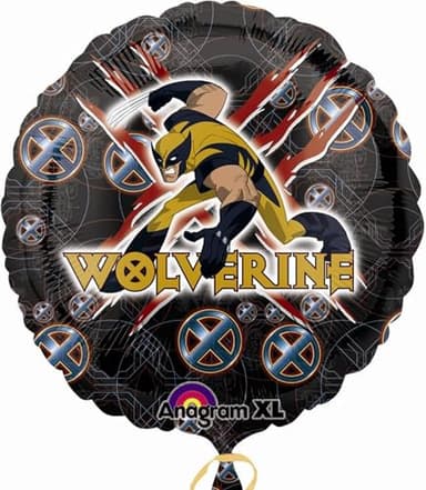 Anagram Birthday Mylar Foil Multicolor 18" Balloon Premium Quality & Eye-catching Design Perfect for Kids Parties & Entertainment Perfect for Wolverine X-men's Deadpool's Parties & Themed Events
