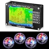 Kanayu 1 Pack Infrared Thermal Imager with 4 Ghost Hunting Cat Ball Portable Equipment Thermal Camera LED Motion Light up Cat Ball Activated Interactive Cat Toy Balls for Ghost Hunting