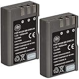 BM Premium 2 Pack of BM Premium EN-EL9, EN-EL9A Batteries for Nikon D5000, D3000, D60, D40x & D40 Digital SLR Camera