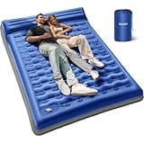 OGERY Sleeping Pad for Camping, 6" Extra-Thick Reinforced Camping Sleeping Pad with Pillows & Built-in Foot Pump, Ultralight Self Inflating Air Mattress Mat for Tent Hiking Essentials Gear