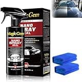 Magic Gem Car Coating Spray,2024 New Car Wax Polish Spray,Magic Gem Nano Spray Seal,Quick Effect Coating Agent（1PCS)