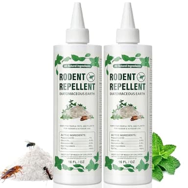 Diatomaceous Earth - 100% Chemical-Free Crawling Insect Killer with Powder Duster Included, Family & Pet Friendly, Easy-to-Apply Spout Bottle for Indoor & Outdoor Use