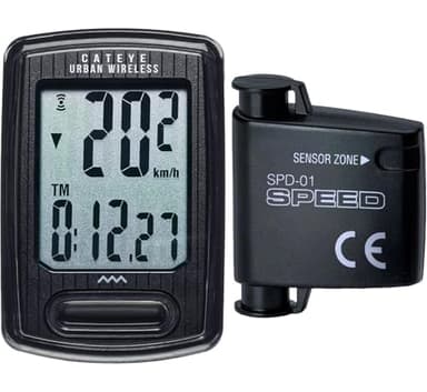 CATEYE Urban Wireless Bike Computer – Analog Speedometer & Odometer with Calorie Tracking, FlexTight™ Mount, Auto Start/Stop, Programmable Odometer & Easy Setup for All Bikes