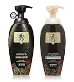 DAENG GI MEO RI - Dlaesoo Anti Hair-Loss Shampoo and Treatment Set, Jeju Camellia Oil, Nutrition, Scalp Care, Hair Shine 13.5 FL OZ 400ml Each