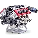 Mini V8 Engine Kits That Runs - V8 Engine Model Kits, Cison Engine MAD Miniature RC Engine Kits for Adults to Build, DIY Plastic Model Suitable for Car AX90104 SCX10Ⅱ Capra VS4-10 Pro/Ultra (RED I)