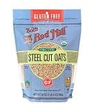 Bob's Red Mill Gluten Free Organic Steel Cut Oats, 24oz (Pack of 1) - Non GMO, Whole Grain, Vegan, Kosher