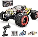 WIAORCHI 1:18 Scale 40+km/h High Speed Remote Control Car, 4x4 Waterproof Off Road RC Cars, Fast 2.4GHz All Terrain Toy Trucks Gifts for Boys and Adults, 2 Batteries for 40mins Fun