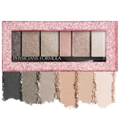 Physicians Formula Shimmer Strips Custom Eye-Enhancing Extreme Shimmer Shadow & Liner, Hypoallergenic Eyeshadow Palette with Reflective Liquid Powders – Nude Eyes