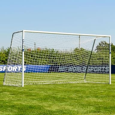 FORZA Aluminum Soccer Goals [11 Sizes] | Professional Soccer Goal Posts *The Goal Nets Used by MLS & Premier League Clubs* (Alu60 Freestanding, 12ft x 6ft)