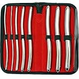 SURGICAL ONLINE 8 Hegar Medical Dilator Sounds Set 7.5inch Double Ended Instrument (Double Ended)