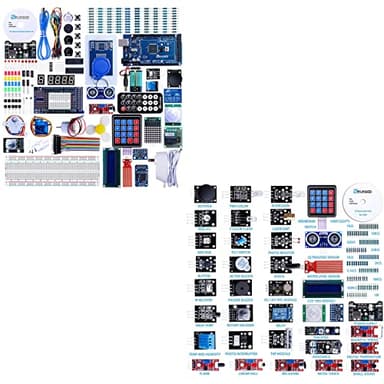 ELEGOO Mega R3 Project The Most Complete Ultimate Starter Kit & ELEGOO Upgraded 37 in 1 Sensor Modules Kit