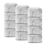 12-Pack Replacement Charcoal Water Filters for Braun Coffee Makers - Fits All Braun BrewSense Drip Series Coffee Machines