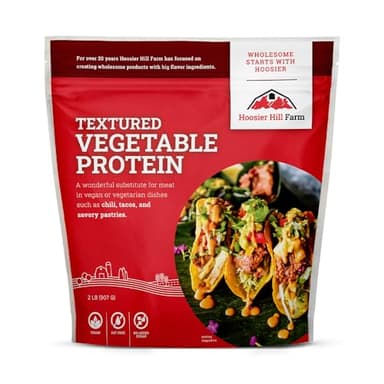 Hoosier Hill Farm Textured Vegetable Protein, 2LB (Pack of 1)