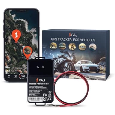 PAJ GPS Vehicle Finder 4G, 1.0 - Cellular Connected, Real Time Tracking GPS Tracker for Cars, Motorcycles, Trucks & More - Versatile & Secure Fleet Management