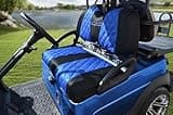 Jaxpare Golf Cart Seat Covers for Club Car Precedent,DS and Yama Golf Carts OEM Ordinary Front Seats,Breathable Washable Polyester Mesh Cloth. Renew Your Golf Cart.