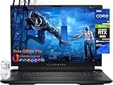 Alienware Dell M18 R2 Gaming Laptop, 18" QHD+(2560 x 1600) 165Hz, Intel 24-Core i9 14900HX, GeForce RTX 4090, 64 GB DDR5, 8 TB SSD, FHD Camera, Backlit Keyboard, Office 2019, Win11 Pro, Design Mouse