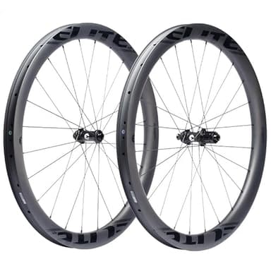 ELITEWHEELS Aero+ Gravel Wheels with Wing 20 Spokes Ratchet System 50T TPI Bearing Hub 32mm Inner Width Carbon Wheelset-HG