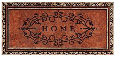 MTOUOCK Large 47"x22" Heavy Duty Welcome Mat Outdoor with Non-Slip Rubber Backing - Durable Outdoor Door Mat for Front Door Entrance, Garage, Patio & High Traffic Areas（Home）