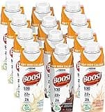 BOOST Very High Calorie Nutritional Drink Variety Pack, 12 Count – 4 Vanilla, 4 Chocolate, 4 Strawberry – 530 Calories per 8 fl oz Bottle, Nutrient-Rich (Variety Pack)