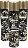 Billionaire Tire Shine - Wet tire Shine 3 Pack Can 14 oz No Sling Formula Long-Lasting Silky Smooth Finish - Spraying Maximum Protection Fast Dry - Car Detailing